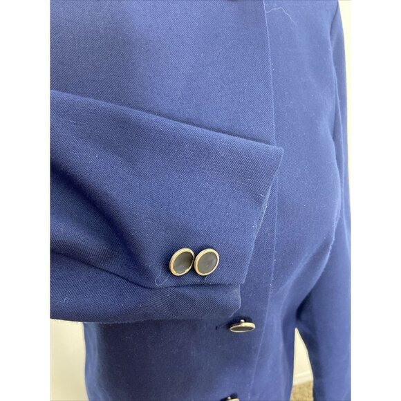 Vintage D’Allairds 70s 80s Pleated Dress MIDI Woman M/L Mod Secretary Canada - Picture 3 of 5